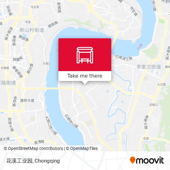 花溪工业园 map