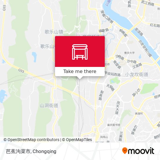 芭蕉沟菜市 map
