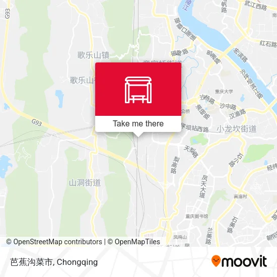 芭蕉沟菜市 map