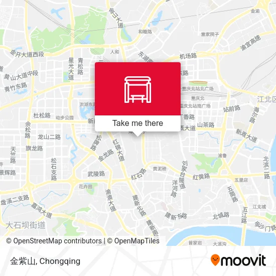 金紫山 map
