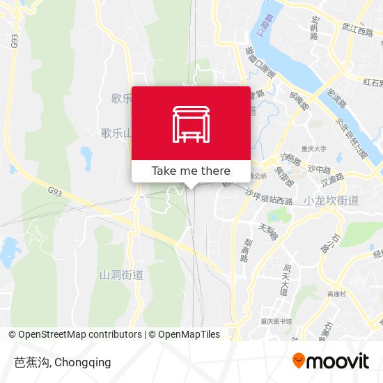 芭蕉沟 map