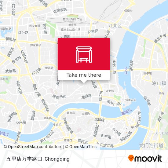 五里店万丰路口 map