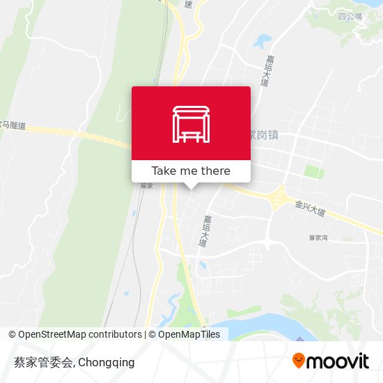 蔡家管委会 map