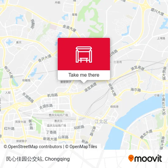 民心佳园公交站 map
