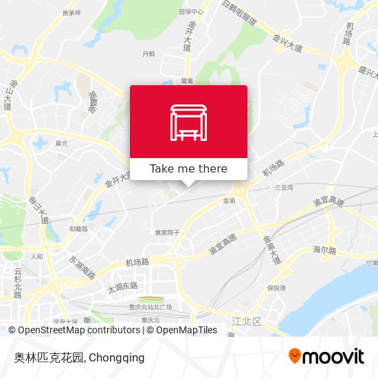 奥林匹克花园 map