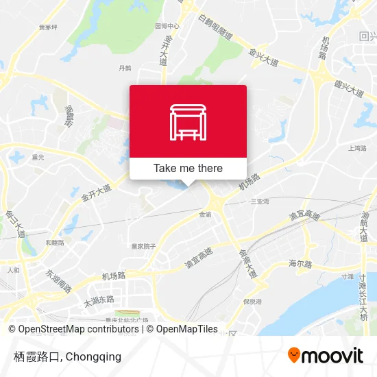 栖霞路口 map