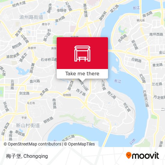 梅子堡 map