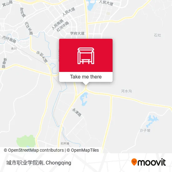 城市职业学院南 map