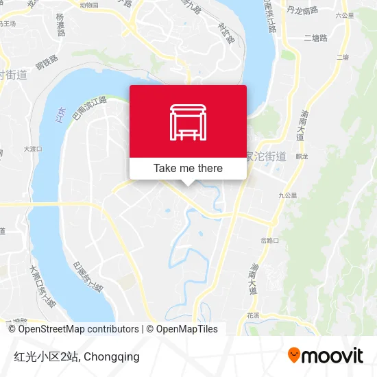 红光小区2站 map