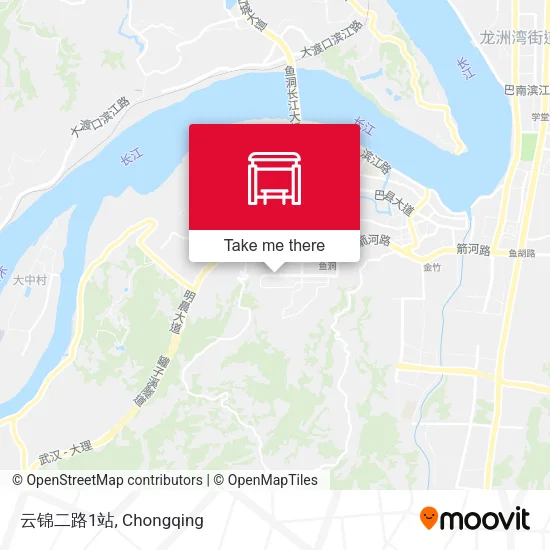 云锦二路1站 map