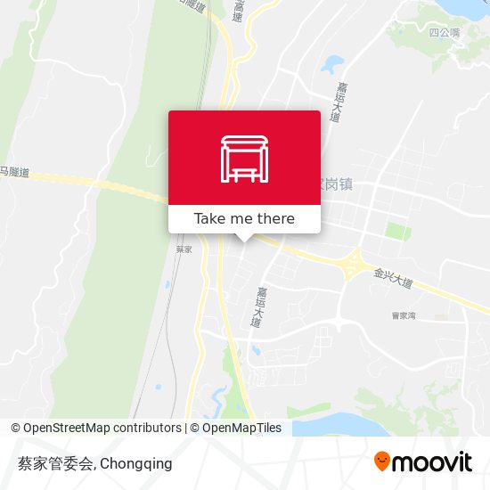 蔡家管委会 map