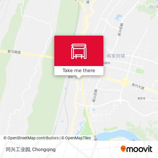 同兴工业园 map