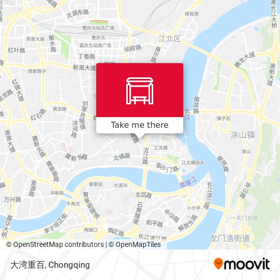 大湾重百 map
