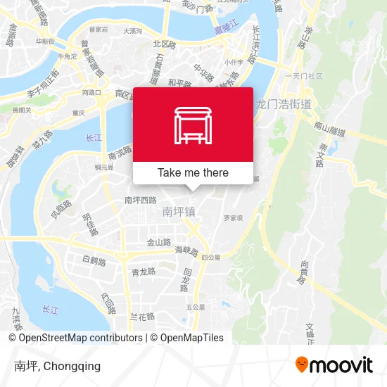 南坪 map
