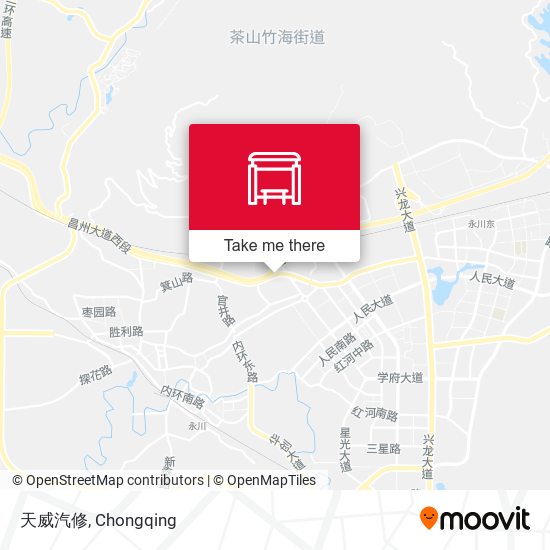 天威汽修 map