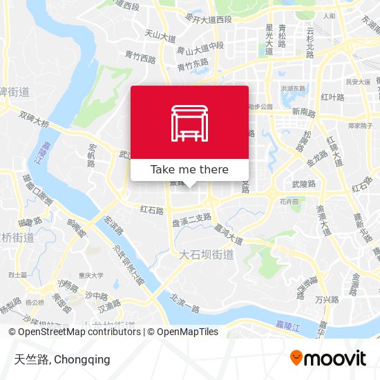 天竺路 map