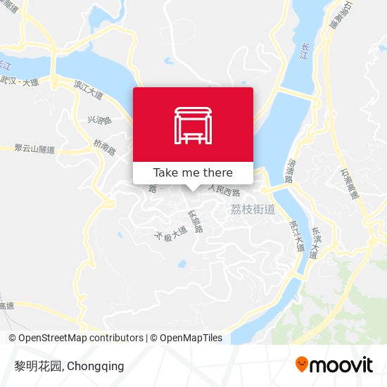 黎明花园 map