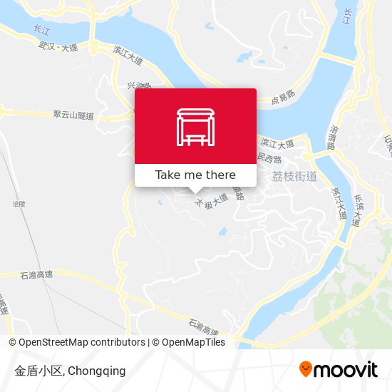金盾小区 map