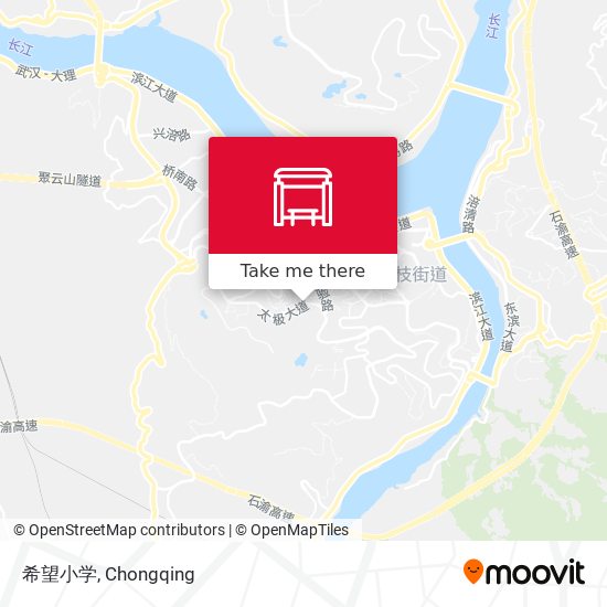 希望小学 map