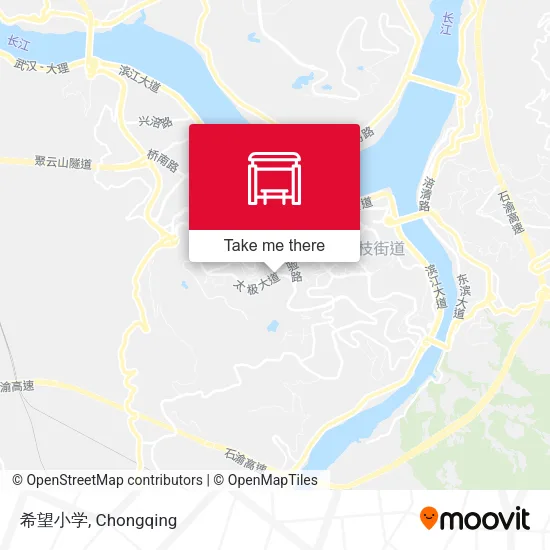 希望小学 map