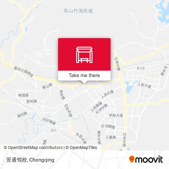 景通驾校 map