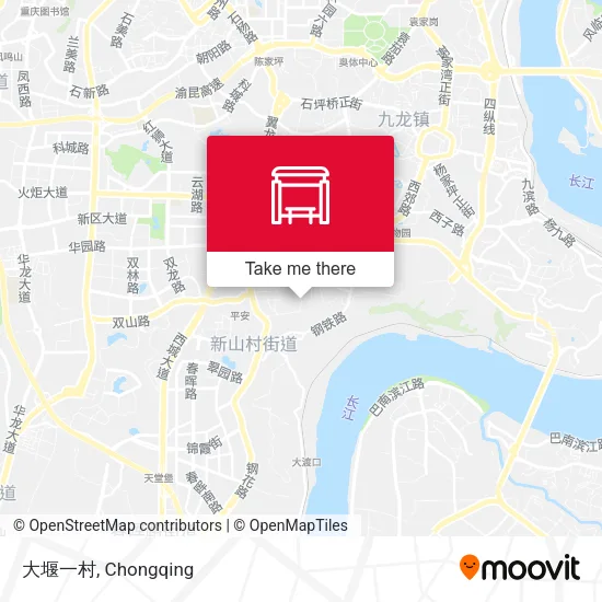 大堰一村 map