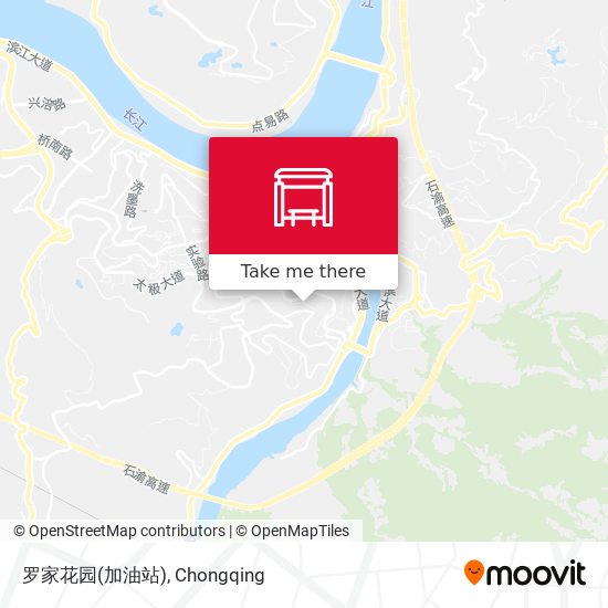 罗家花园(加油站) map