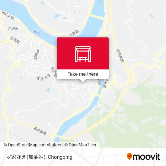 罗家花园(加油站) map