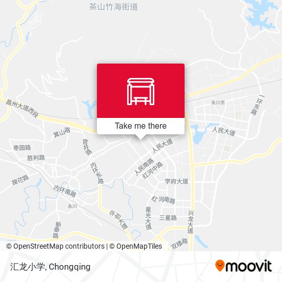 汇龙小学 map