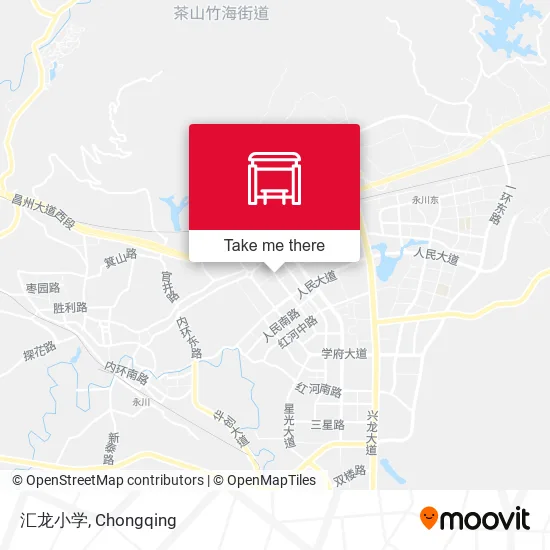汇龙小学 map