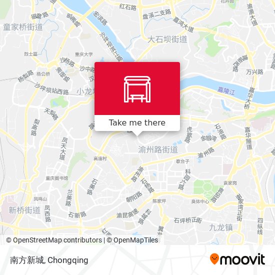 南方新城 map