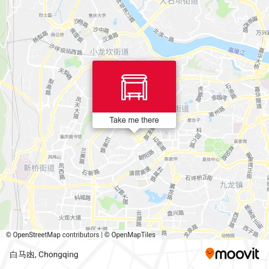 白马凼 map