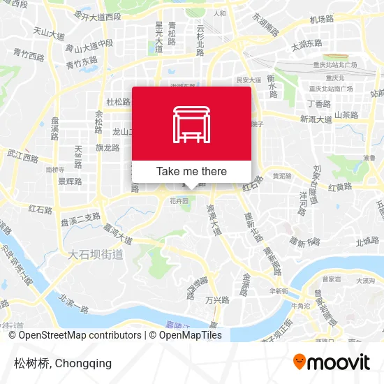松树桥 map