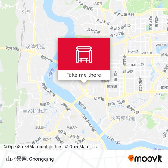 山水景园 map