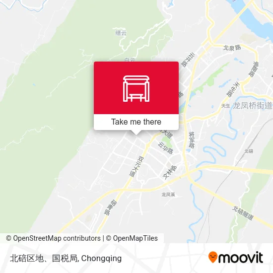 北碚区地、国税局 map