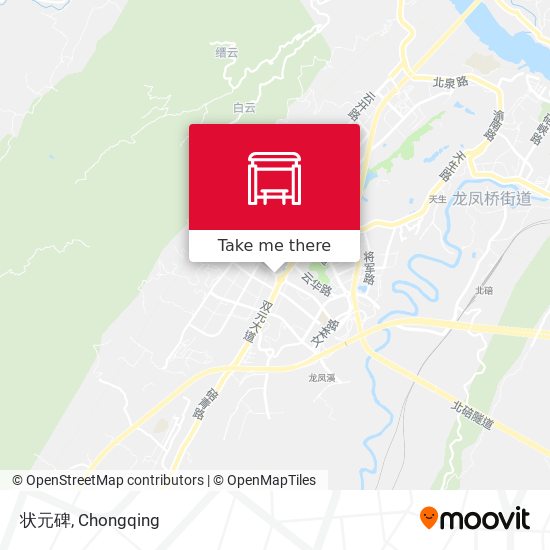 状元碑 map