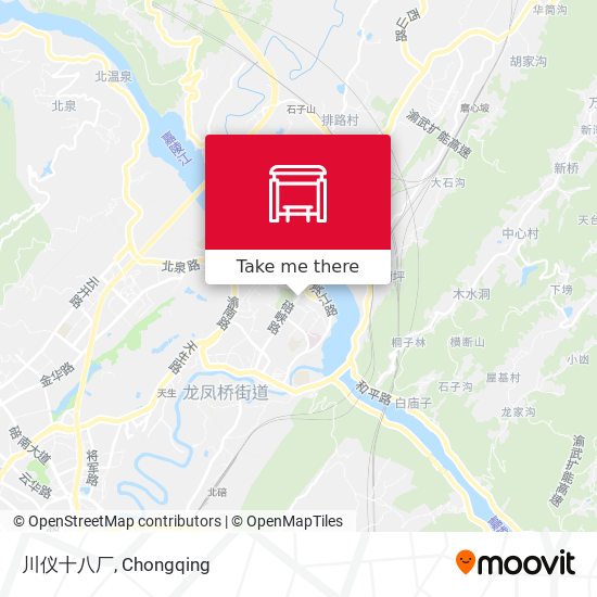 川仪十八厂 map
