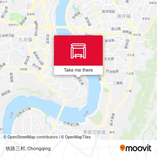 铁路三村 map