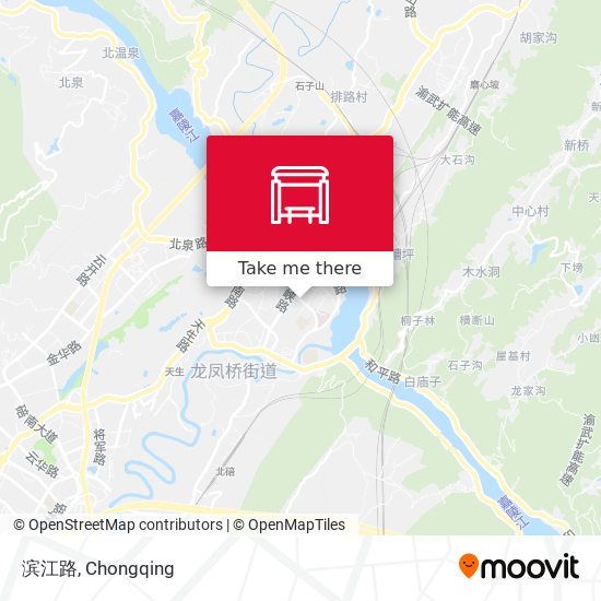 滨江路 map