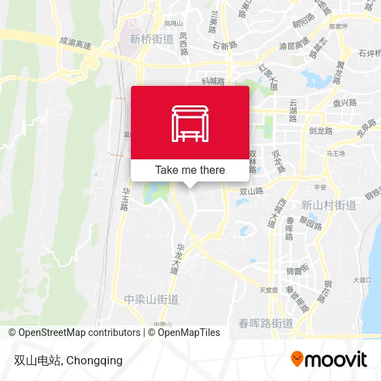 双山电站 map