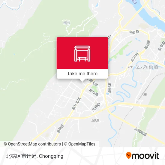 北碚区审计局 map