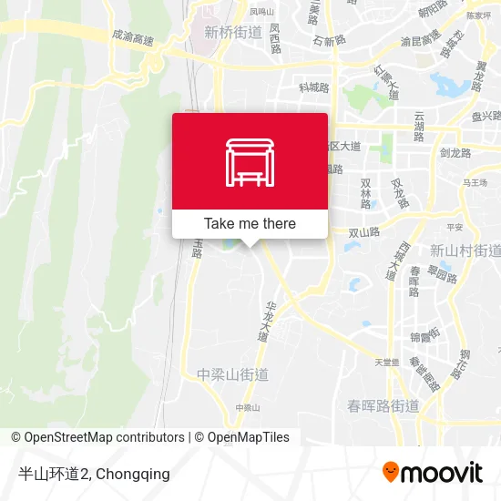 半山环道2 map