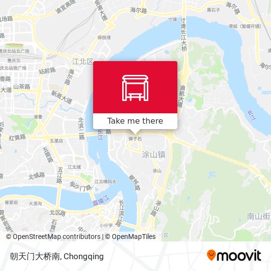 朝天门大桥南 map