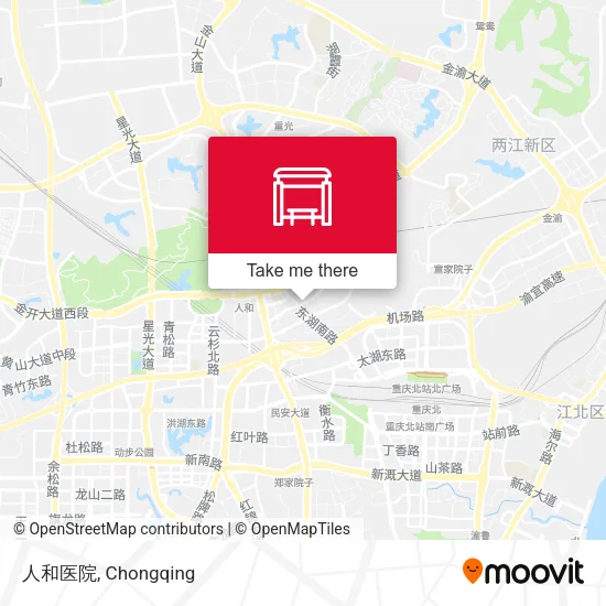 人和医院 map