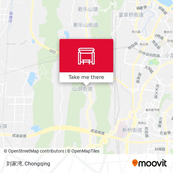 刘家湾 map