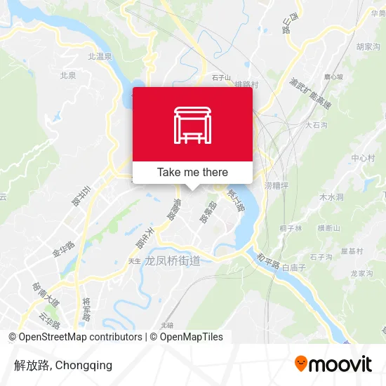 解放路 map