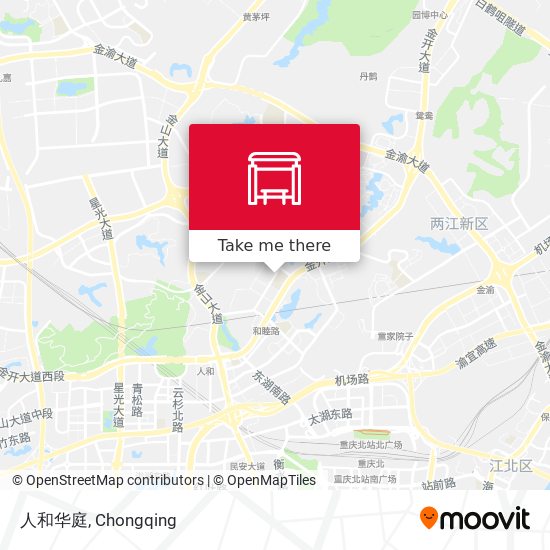人和华庭 map