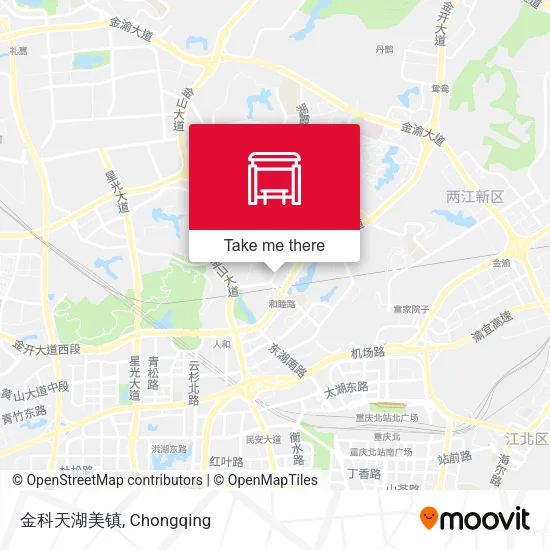 金科天湖美镇 map