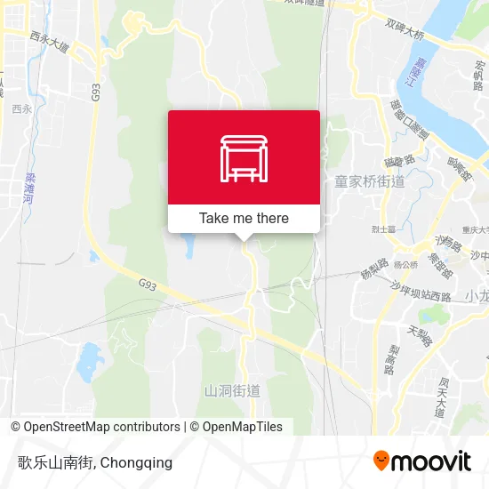歌乐山南街 map