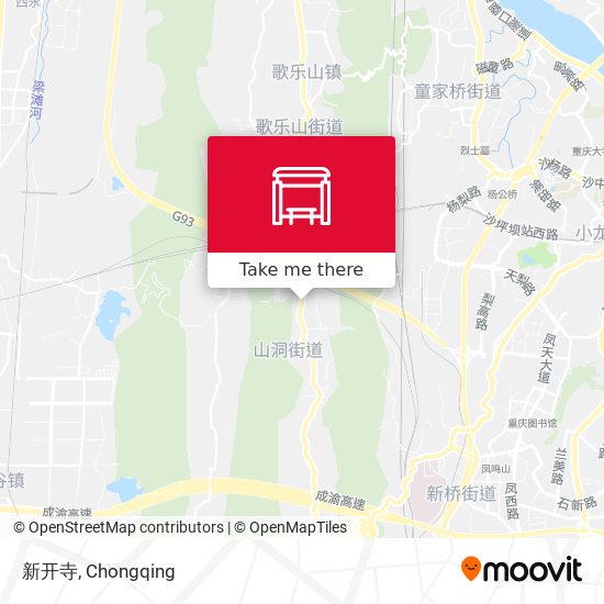 新开寺 map